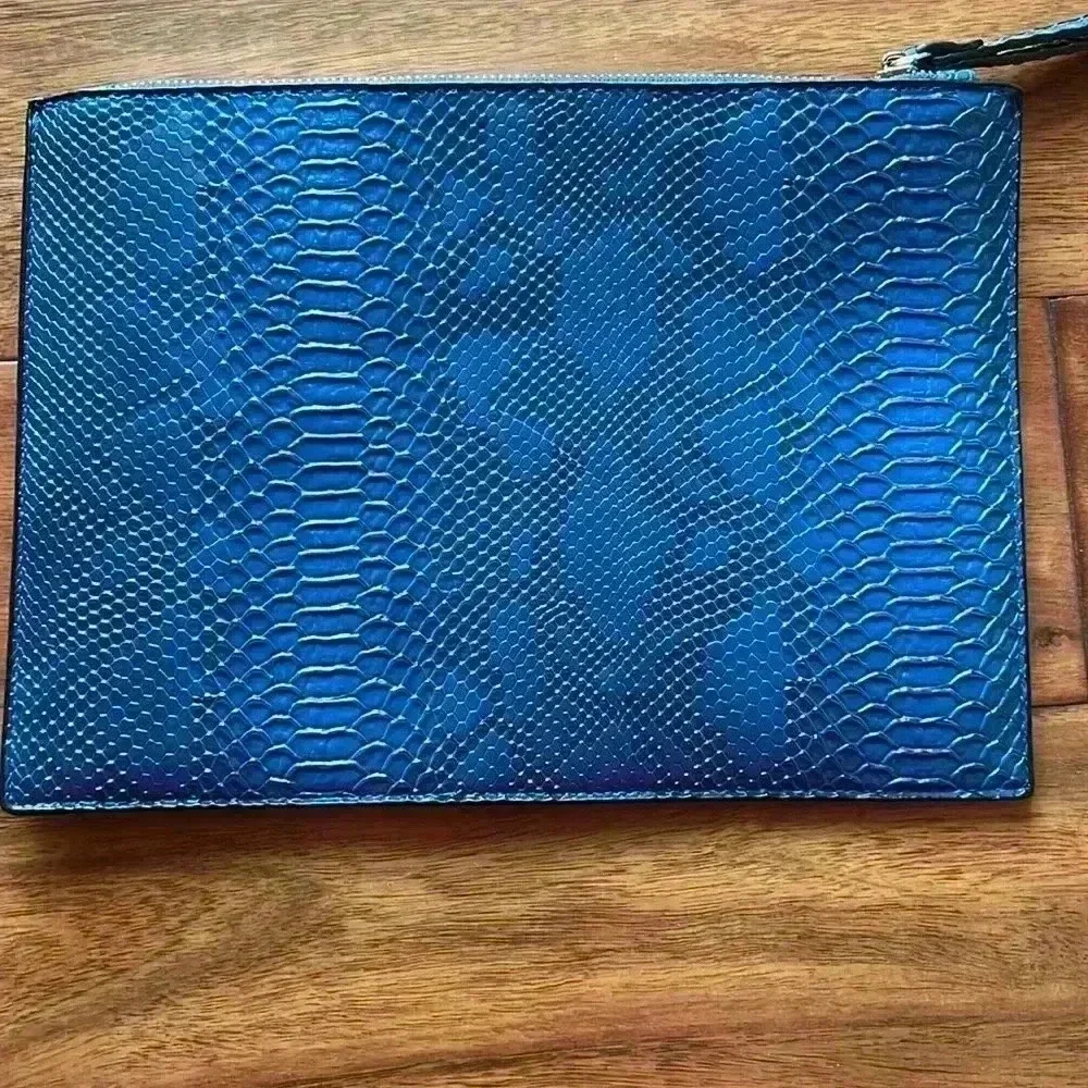 Women Clutches Fashion Snakeskin PU Leather Party Envelope Purse Bag with Hand S
